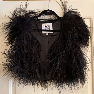 NEVER Worn! Milly Feather Bolero